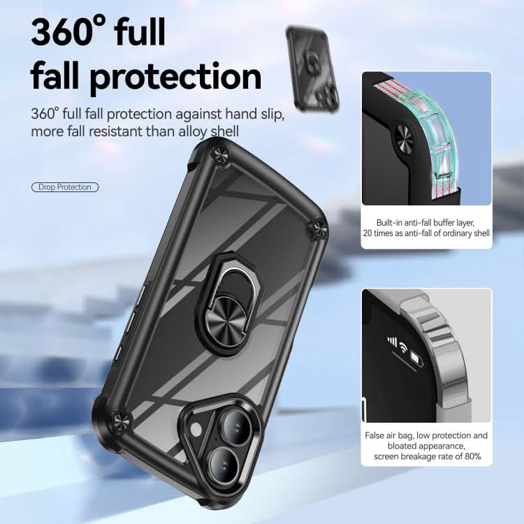 TPU + PC Lens Protection Phone Case with Ring Holder, Series 2