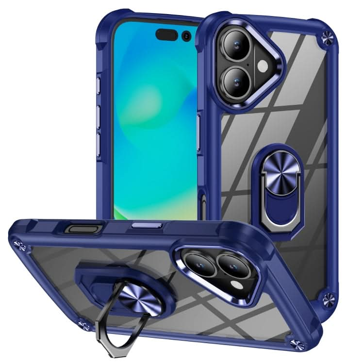 TPU + PC Lens Protection Phone Case with Ring Holder, Series 2