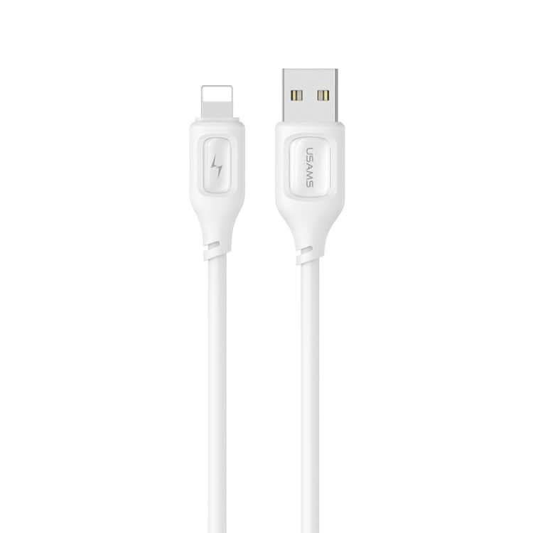 USAMS US-SJ618 2.4A USB to 8 Pin Silicone Data Cable, Length: 1m