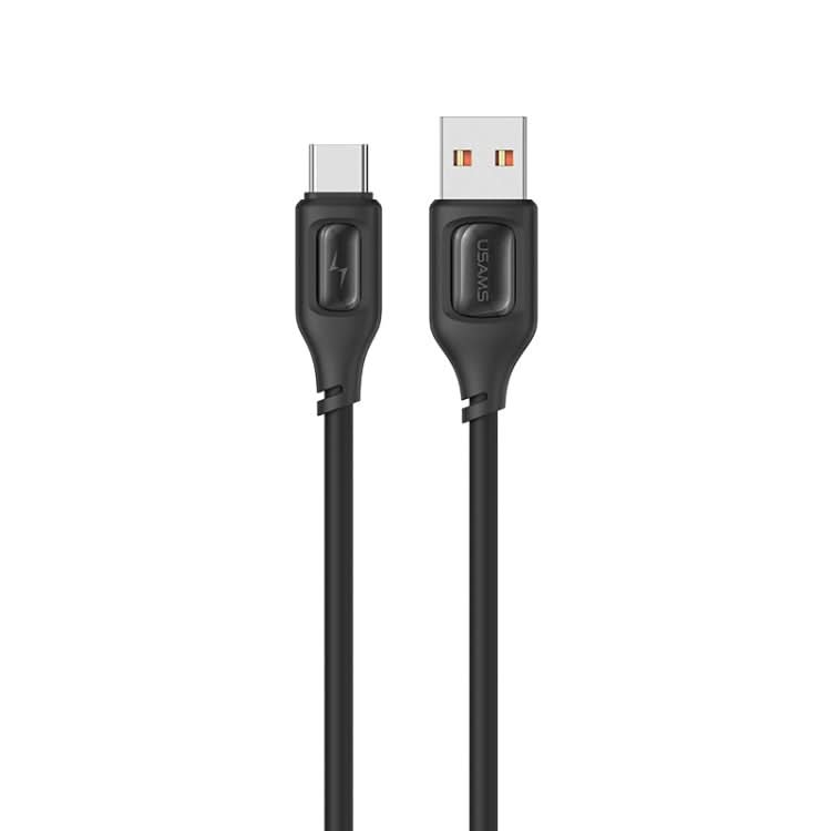 USAMS US-SJ619 3A USB to USB-C/Type-C Silicone Data Cable, Length: 1m My Store