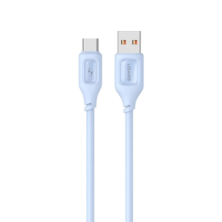 USAMS US-SJ619 3A USB to USB-C/Type-C Silicone Data Cable, Length: 1m My Store