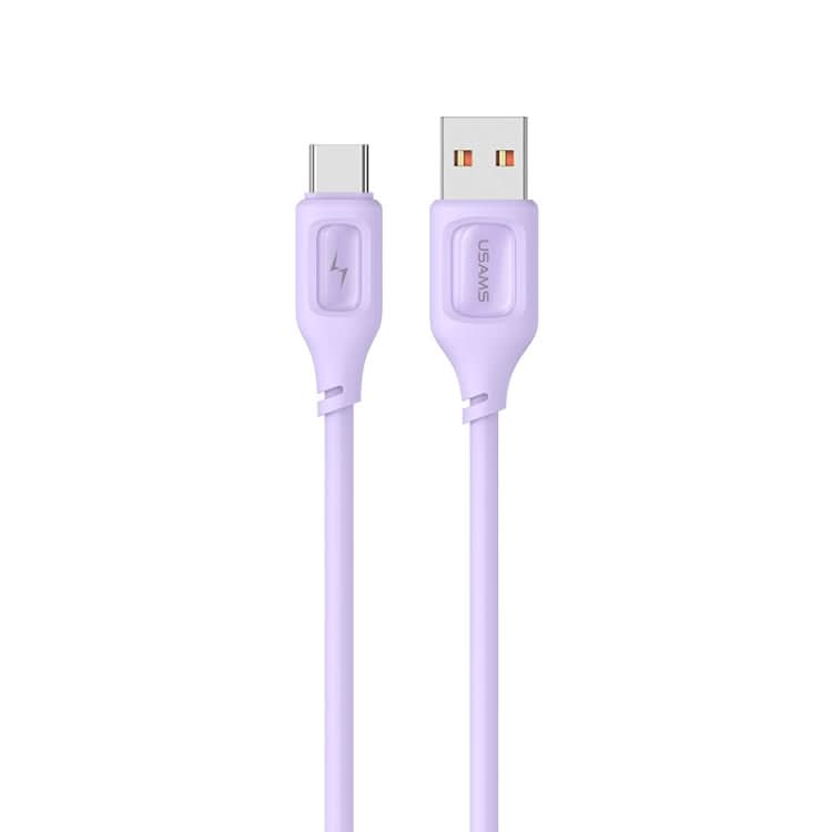 USAMS US-SJ619 3A USB to USB-C/Type-C Silicone Data Cable, Length: 1m My Store