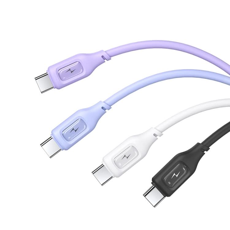 USAMS US-SJ619 3A USB to USB-C/Type-C Silicone Data Cable, Length: 1m My Store