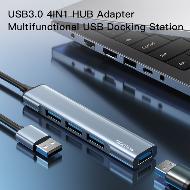 Yesido HB18 4 in 1 USB Multifunctional Docking Station HUB Adapter My Store