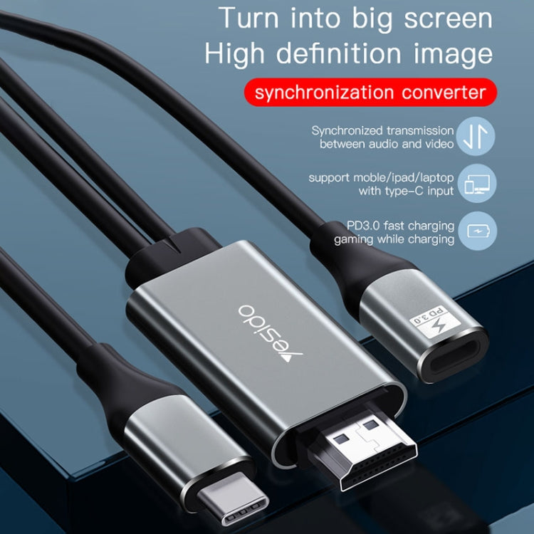 Yesido HM01 USB-C / Type-C to HDMI Adapter Cable My Store