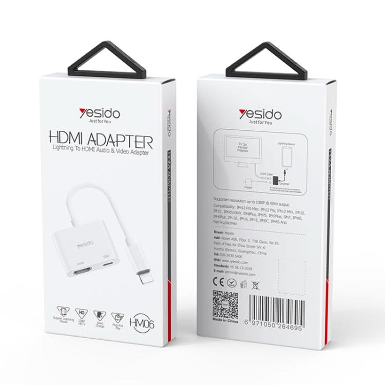 Yesido HM06 8 Pin to HDMI Audio Video Adapter