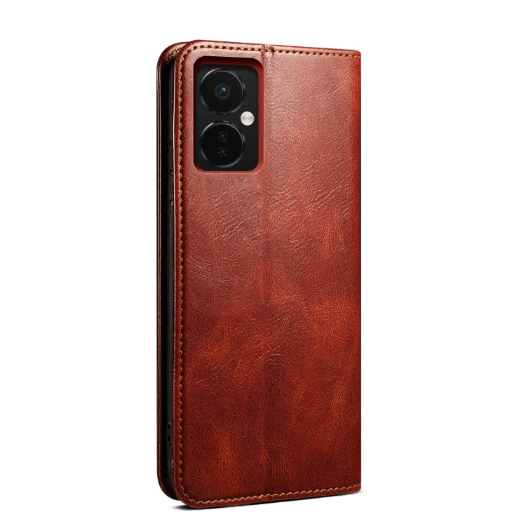 Oil Wax Crazy Horse Texture Leather Phone Case My Store