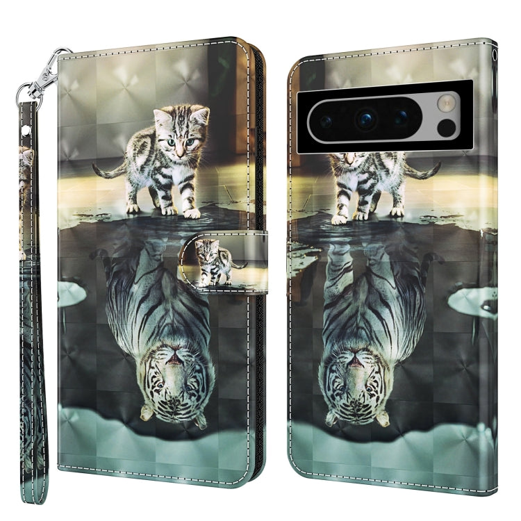 3D Painting Pattern Flip Leather Phone Case-Reluova