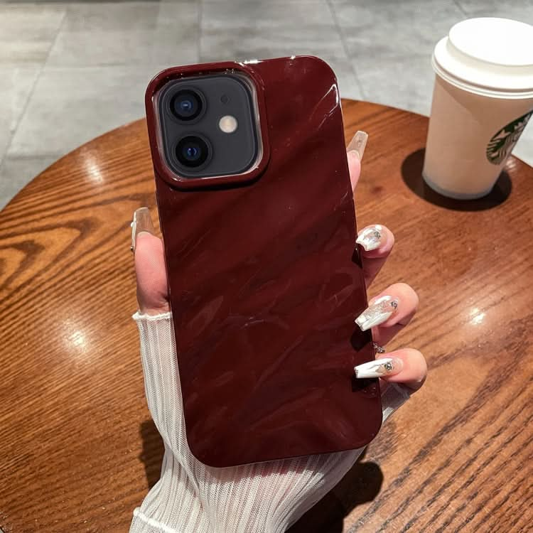 Solid Color Wave Texture TPU Phone Case, Series 4