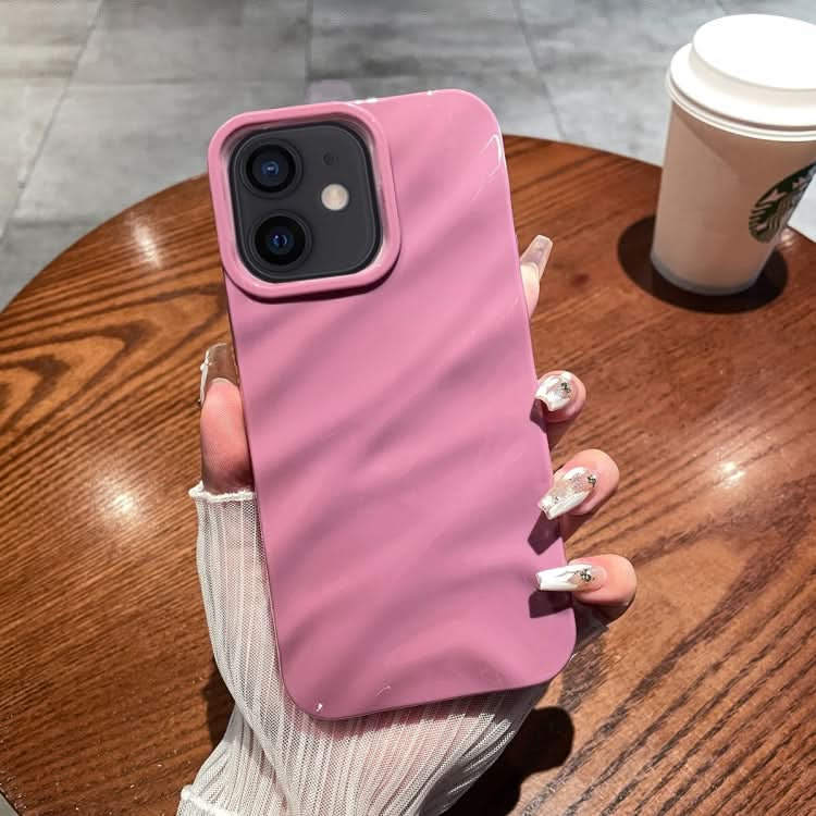 Solid Color Wave Texture TPU Phone Case, Series 4