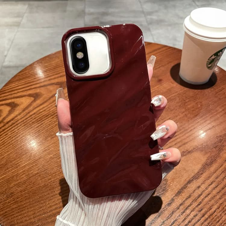 Solid Color Wave Texture TPU Phone Case, Series 6