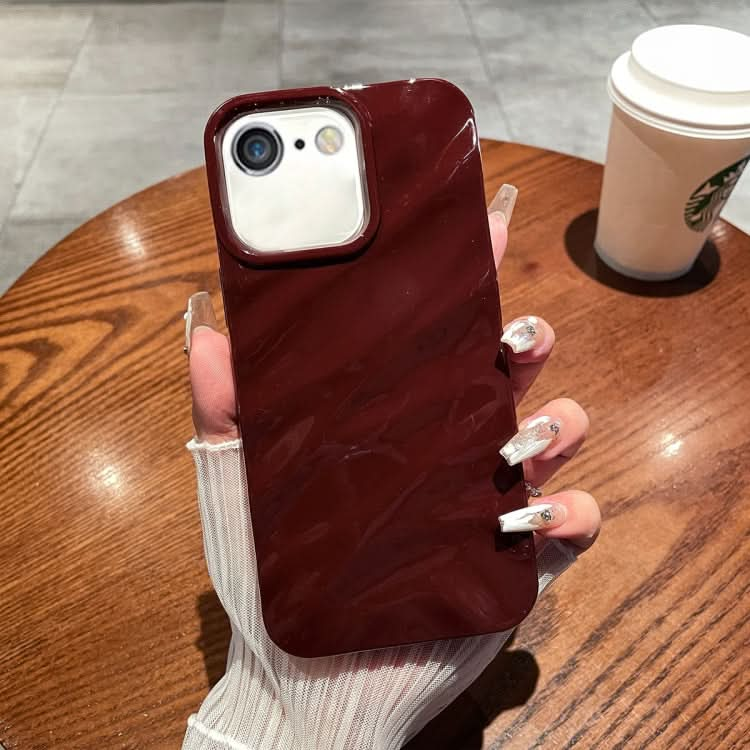 Solid Color Wave Texture TPU Phone Case, Series 6