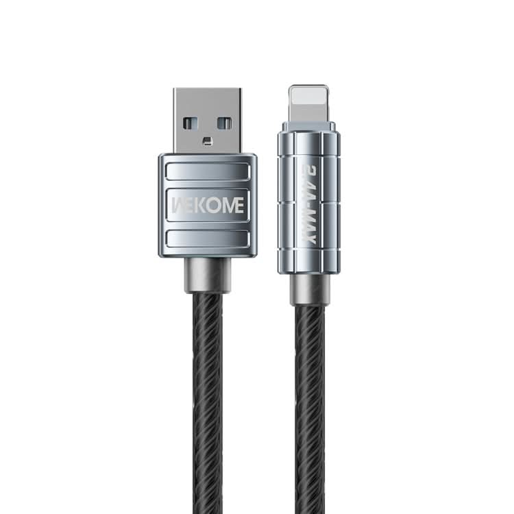 WK WDC-203i 2.4A USB to 8 Pin Data Cable, Length: 1m