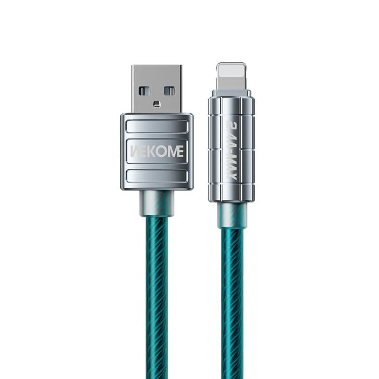 WK WDC-203i 2.4A USB to 8 Pin Data Cable, Length: 1m