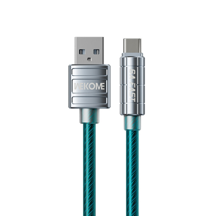 WK WDC-203a 2.4A USB to USB-C/Type-C Data Cable, Length: 1m