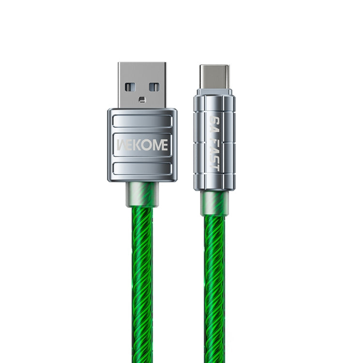 WK WDC-203a 2.4A USB to USB-C/Type-C Data Cable, Length: 1m My Store