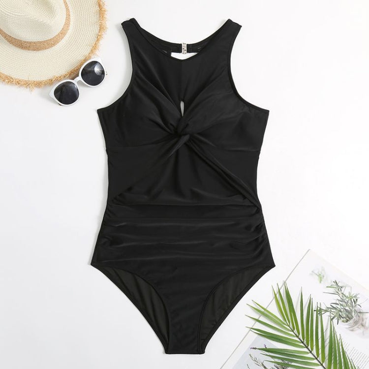 Women Sexy Solid Color One Piece Bikini Swimsuit