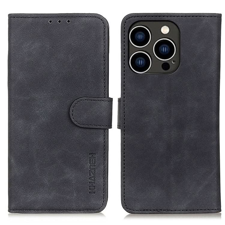 KHAZNEH Retro Texture Leather Phone Case, Series 1