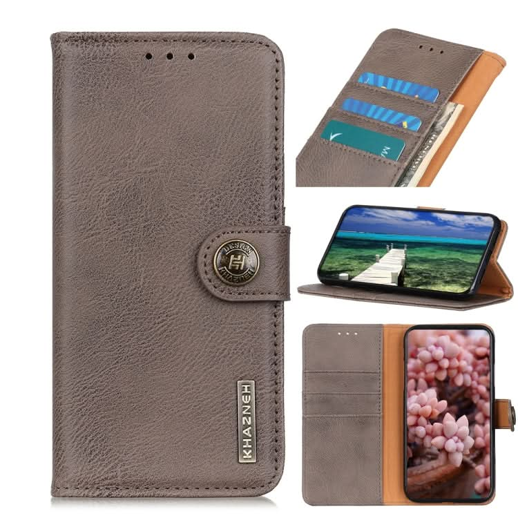 KHAZNEH Cowhide Texture Horizontal Flip Leather Phone Case, Series 2