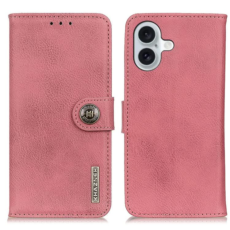 KHAZNEH Cowhide Texture Horizontal Flip Leather Phone Case, Series 2