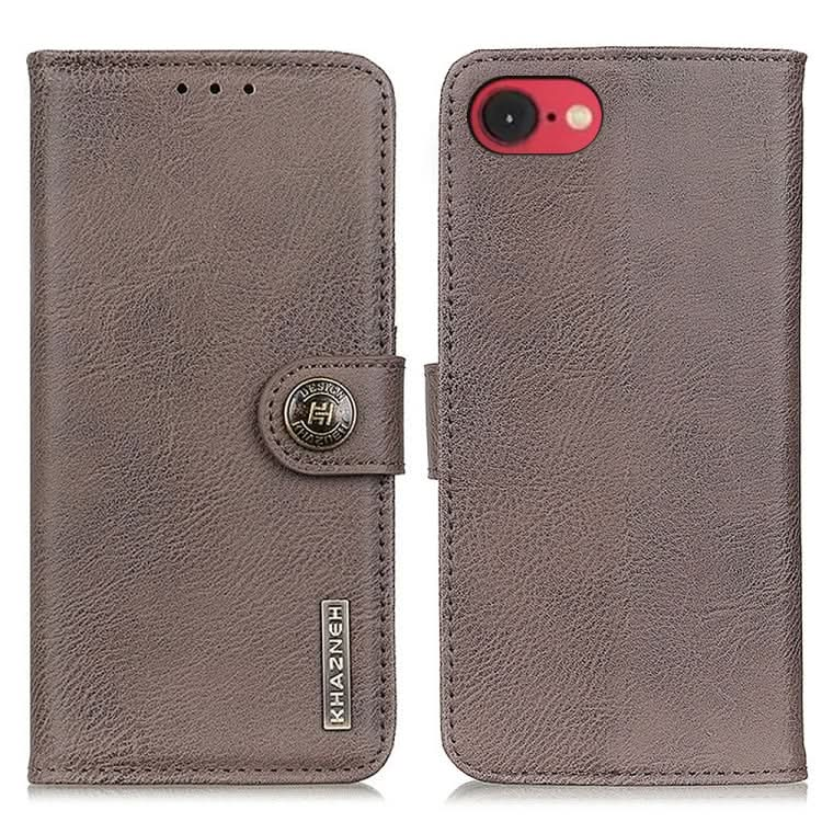 KHAZNEH Cowhide Texture Horizontal Flip Leather Phone Case, Series 1