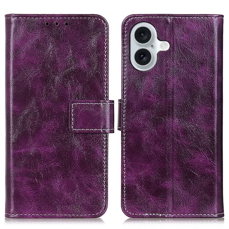 Retro Crazy Horse Texture Horizontal Flip Leather Phone Case, Series 2