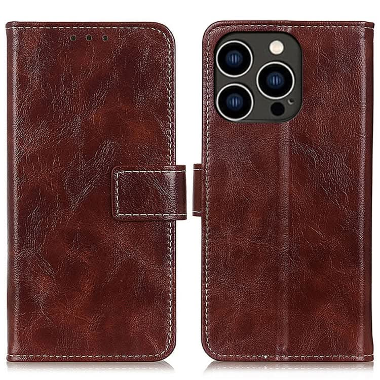 Retro Crazy Horse Texture Horizontal Flip Leather Phone Case, Series 1