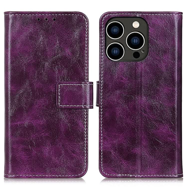 Retro Crazy Horse Texture Horizontal Flip Leather Phone Case, Series 1