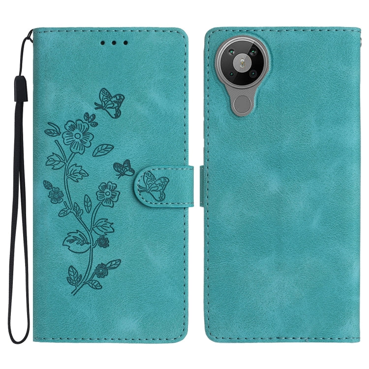 Flower Butterfly Embossing Pattern Leather Phone Case My Store