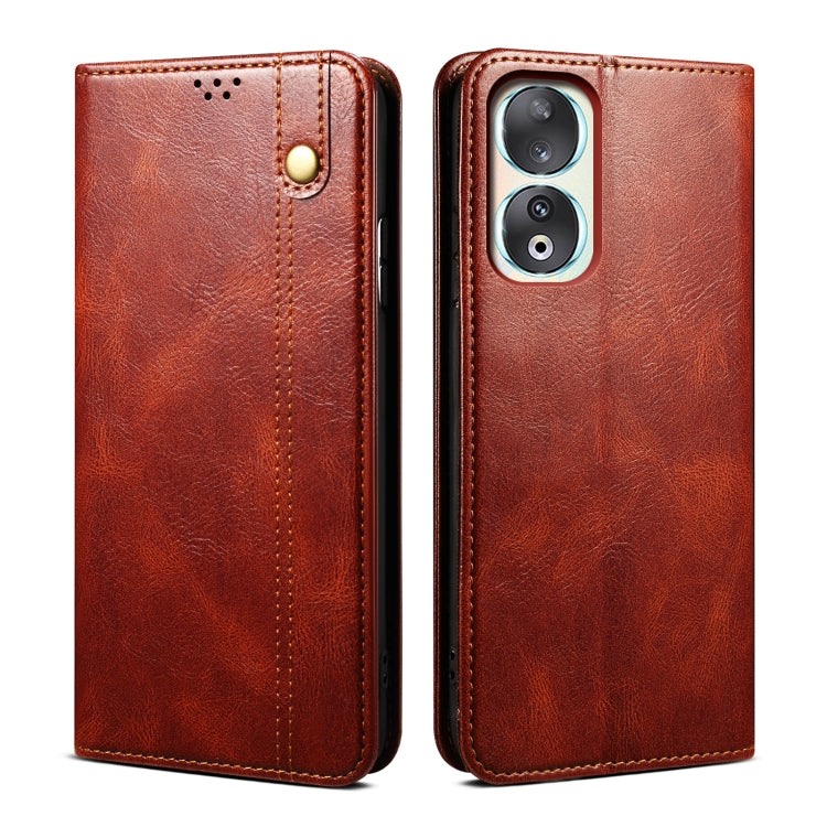 Oil Wax Crazy Horse Texture Leather Phone Case, Series 2