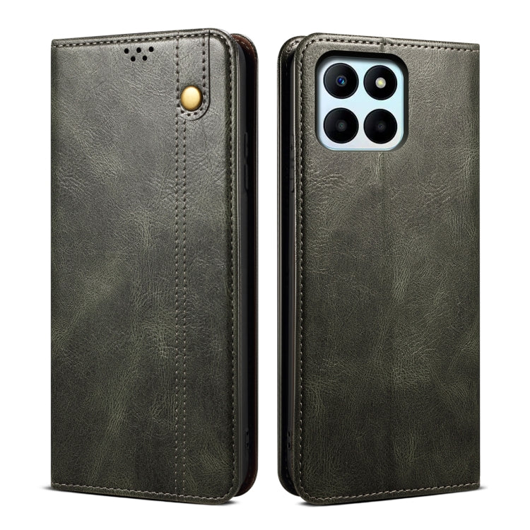 Oil Wax Crazy Horse Texture Leather Phone Case, Series 1 My Store