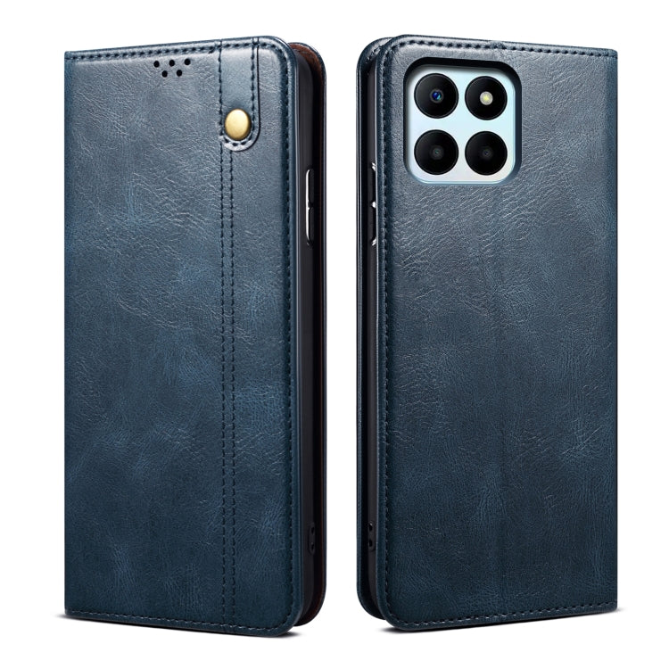 Oil Wax Crazy Horse Texture Leather Phone Case, Series 1