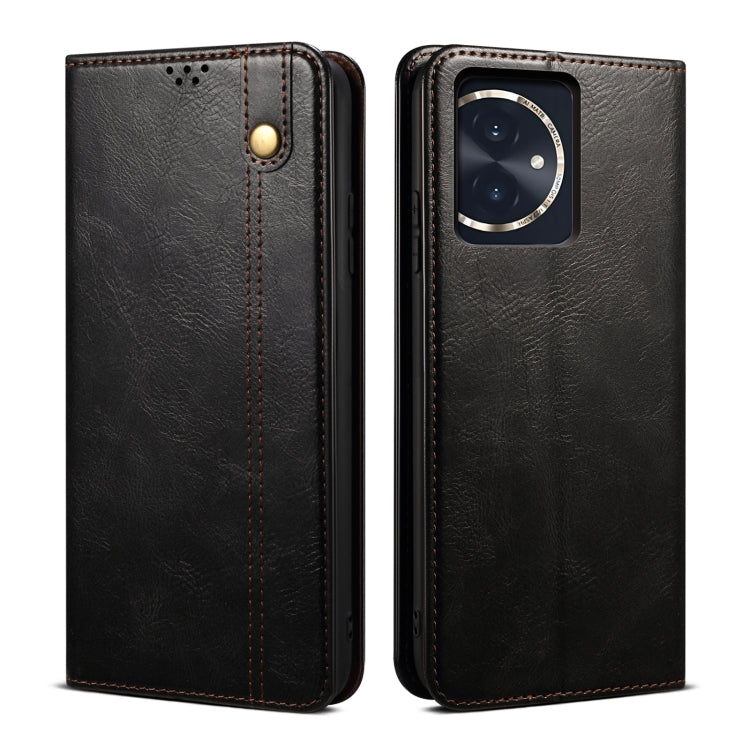 Oil Wax Crazy Horse Texture Leather Phone Case, Series 2