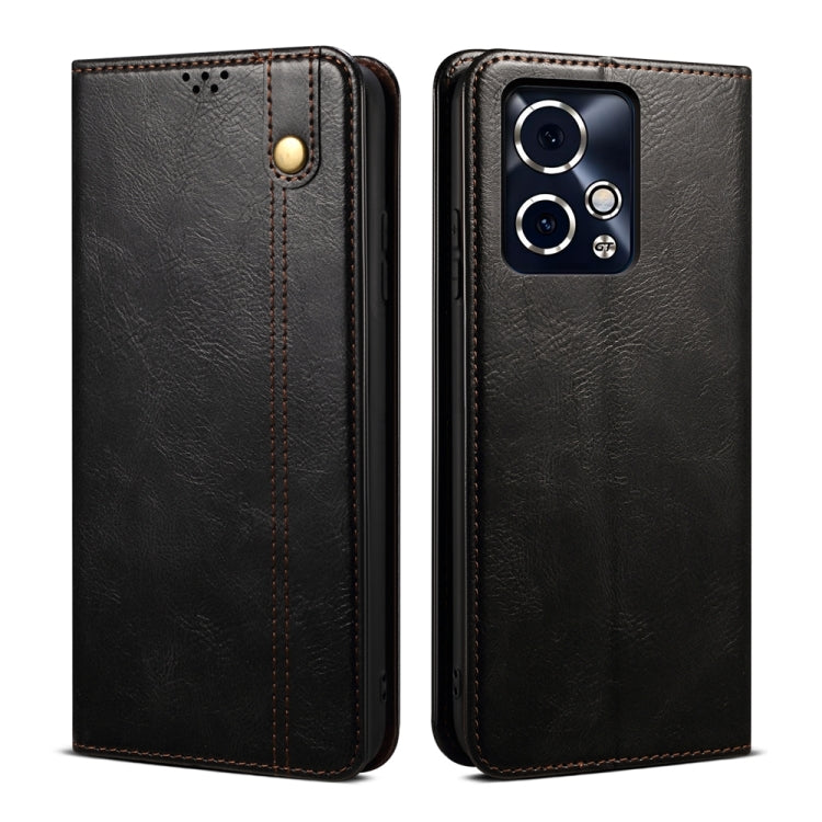 Oil Wax Crazy Horse Texture Leather Phone Case, Series 1