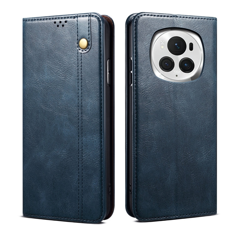 Oil Wax Crazy Horse Texture Leather Phone Case, Series 1