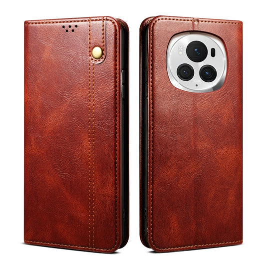 Oil Wax Crazy Horse Texture Leather Phone Case, Series 2