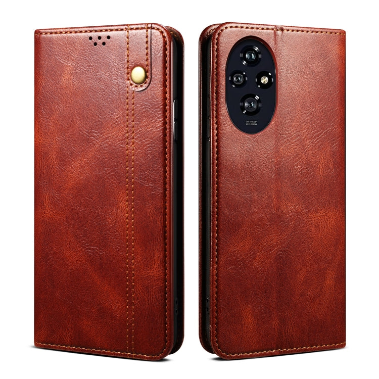 Oil Wax Crazy Horse Texture Leather Phone Case, Series 1 My Store