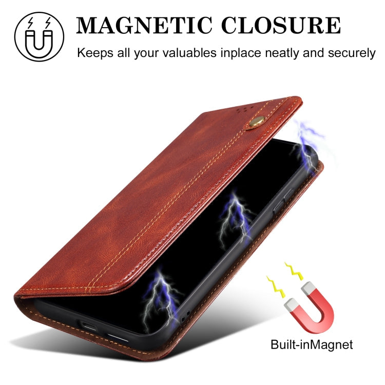 Oil Wax Crazy Horse Texture Leather Phone Case, Series 3 My Store