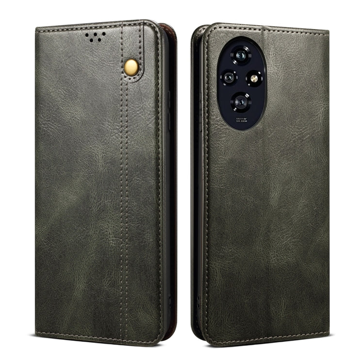 Oil Wax Crazy Horse Texture Leather Phone Case, Series 3 My Store