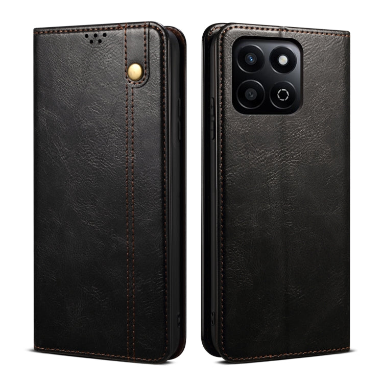 Oil Wax Crazy Horse Texture Leather Phone Case, Series 1