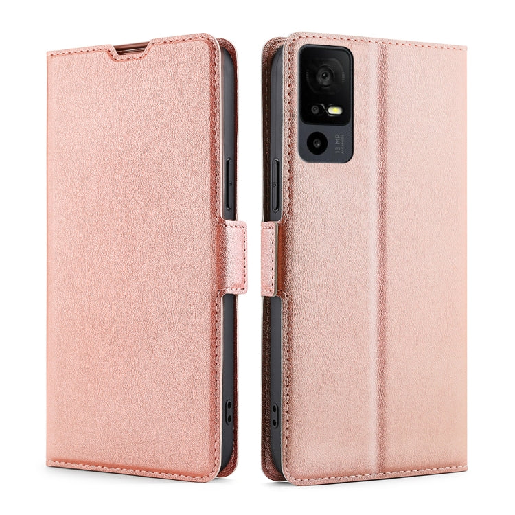 Ultra-thin Voltage Side Buckle Horizontal Flip Leather Phone Case My Store