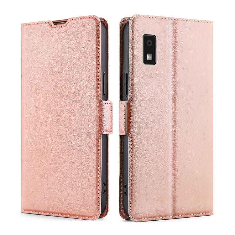 Ultra-thin Voltage Side Buckle Horizontal Flip Leather Phone Case My Store