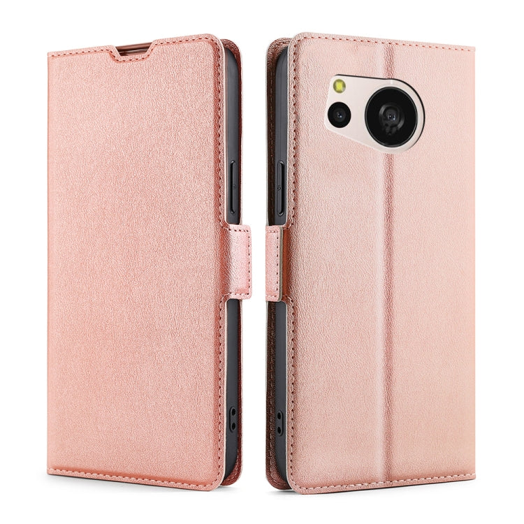 Ultra-thin Voltage Side Buckle Horizontal Flip Leather Phone Case My Store