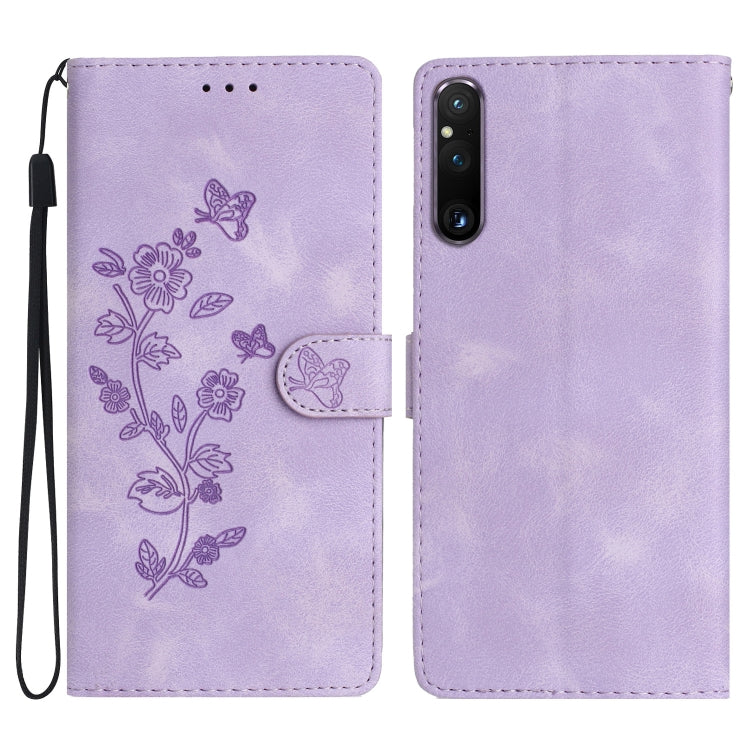 Flower Butterfly Embossing Pattern Leather Phone Case, Series 1 My Store