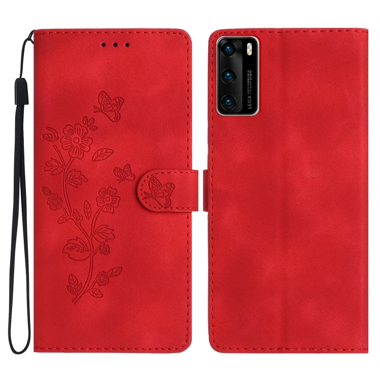 Flower Butterfly Embossing Pattern Leather Phone Case, Series 1 My Store