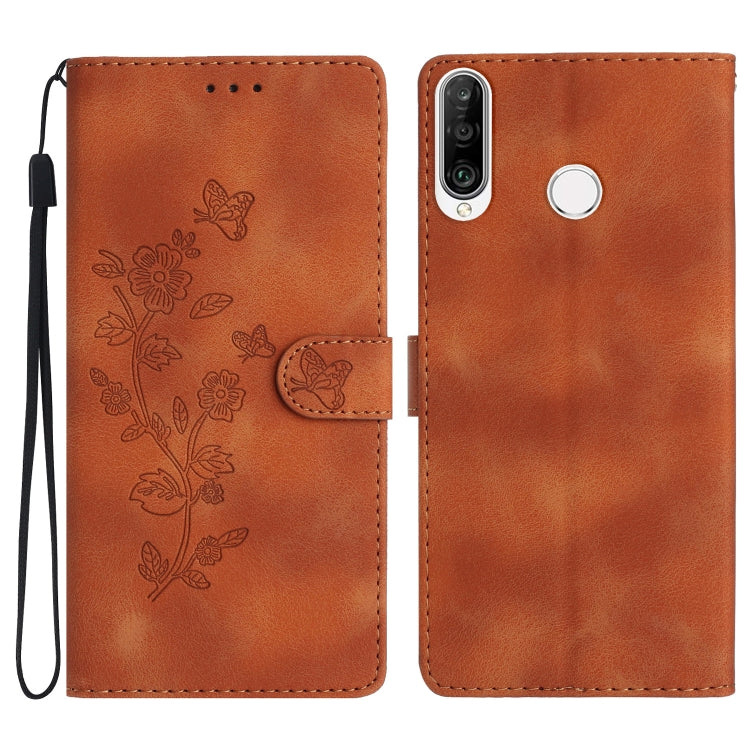 Flower Butterfly Embossing Pattern Leather Phone Case, Series 1