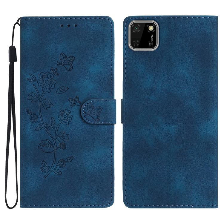 Flower Butterfly Embossing Pattern Leather Phone Case, Series 1