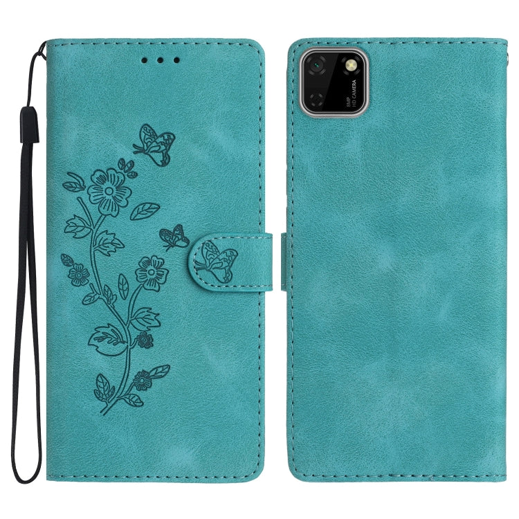 Flower Butterfly Embossing Pattern Leather Phone Case, Series 1