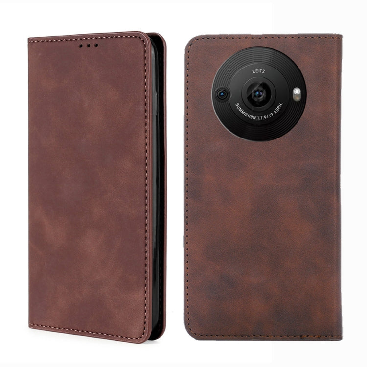 Skin Feel Magnetic Leather Phone Case My Store