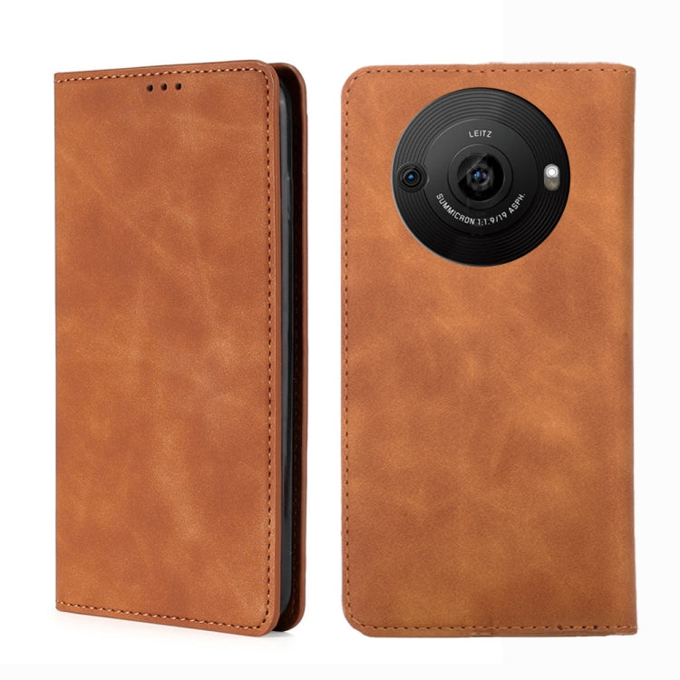 Skin Feel Magnetic Leather Phone Case My Store